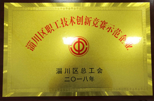 2018年淄川區(qū)職工技術(shù)創(chuàng)新競(jìng)賽示范企業(yè)